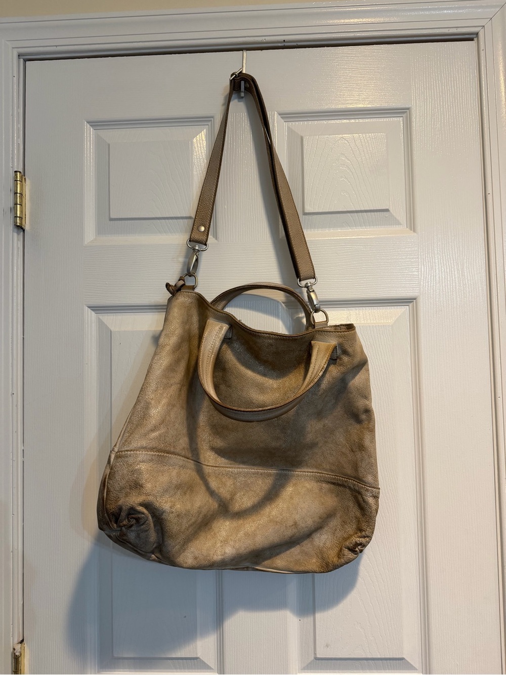 Vice La Difference Stone Leather Bag Purse Tote